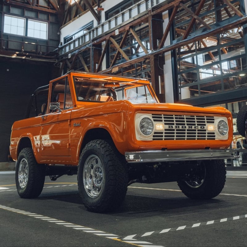 kindred-ev-bronco heritage-edition Tangerine
